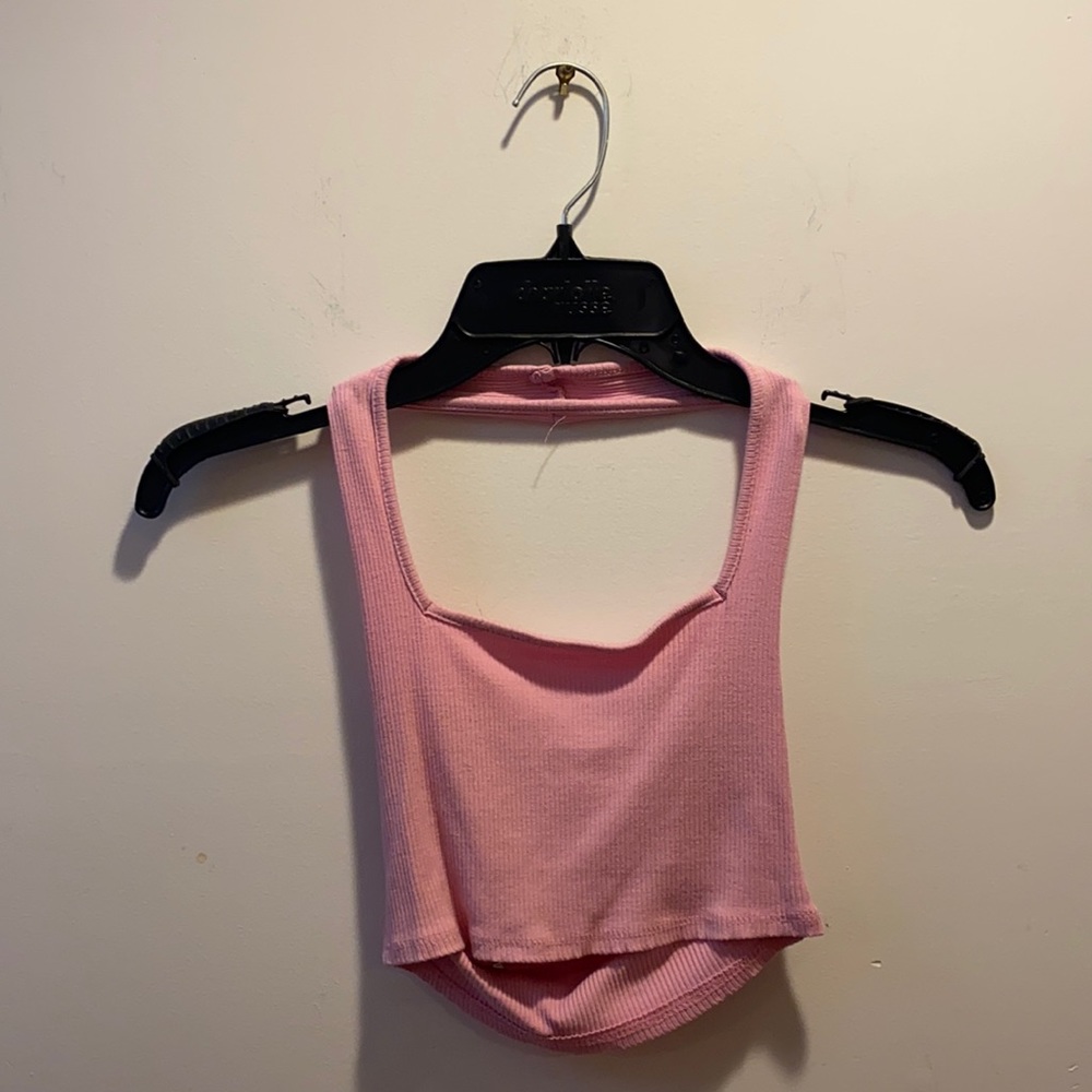 BLUE BLUSH Pink Halter Crop Top Perfect Condition!